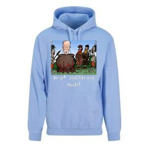 Funny Anti Joe Biden Cannibal Story About His Uncle Designed Unisex Surf Hoodie