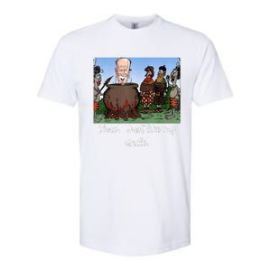 Funny Anti Joe Biden Cannibal Story About His Uncle Designed Softstyle CVC T-Shirt