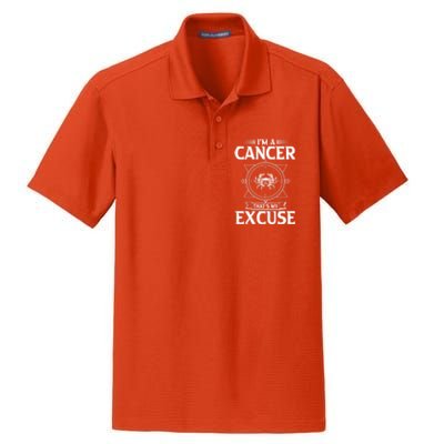 Funny Astrology June July Birthday Funny Gift Cancer Zodiac Sign Great Gift Dry Zone Grid Polo