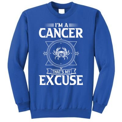 Funny Astrology June July Birthday Funny Gift Cancer Zodiac Sign Great Gift Sweatshirt