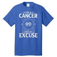 Funny Astrology June July Birthday Funny Gift Cancer Zodiac Sign Great Gift Tall T-Shirt