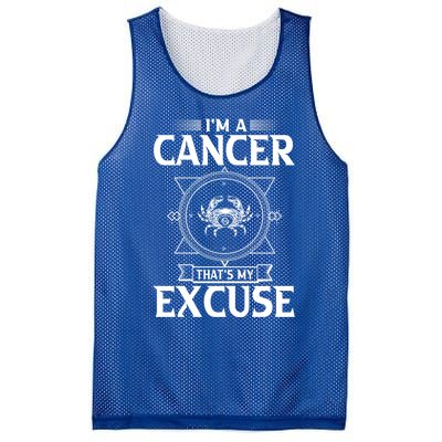 Funny Astrology June July Birthday Funny Gift Cancer Zodiac Sign Great Gift Mesh Reversible Basketball Jersey Tank