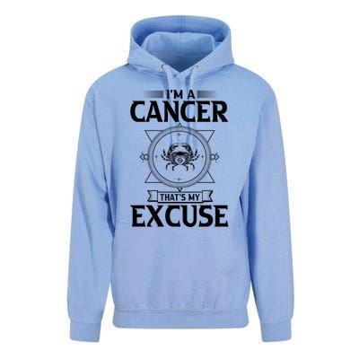 Funny Astrology June July Birthday Funny Gift Cancer Zodiac Sign Great Gift Unisex Surf Hoodie