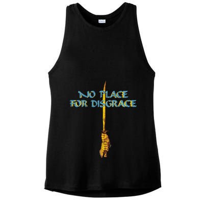 Flotsam And Jetsam No Place For Disgrace Ladies PosiCharge Tri-Blend Wicking Tank