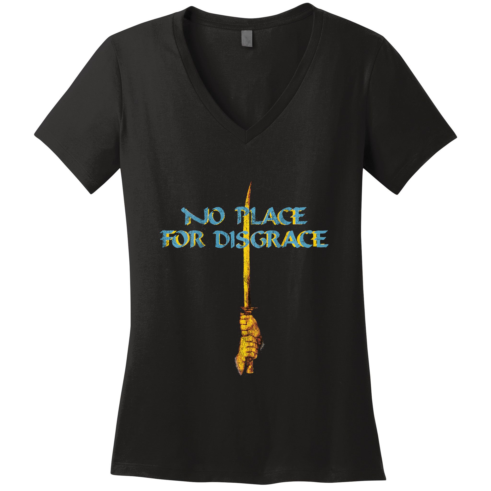 Flotsam And Jetsam No Place For Disgrace Women's V-Neck T-Shirt