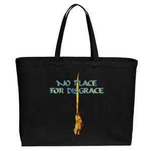 Flotsam And Jetsam No Place For Disgrace Cotton Canvas Jumbo Tote