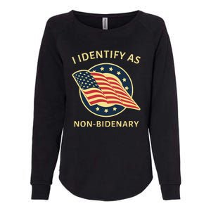 Funny Anti Joe Biden MAGA Conservative Non Bidenary Womens California Wash Sweatshirt