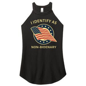 Funny Anti Joe Biden MAGA Conservative Non Bidenary Women's Perfect Tri Rocker Tank