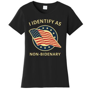 Funny Anti Joe Biden MAGA Conservative Non Bidenary Women's T-Shirt