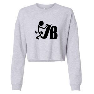 Fuck Biden Anti Joe Biden FJB Cropped Pullover Crew