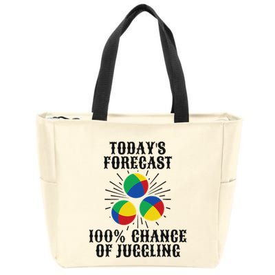 For A Juggler Funny Juggling Zip Tote Bag