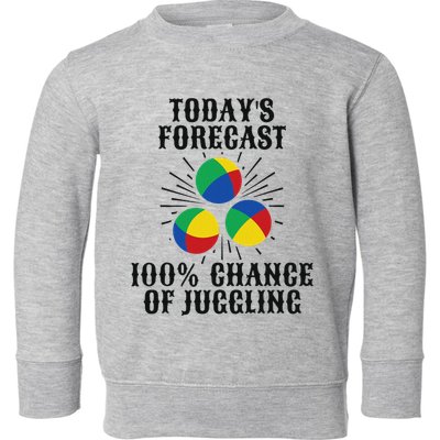 For A Juggler Funny Juggling Toddler Sweatshirt