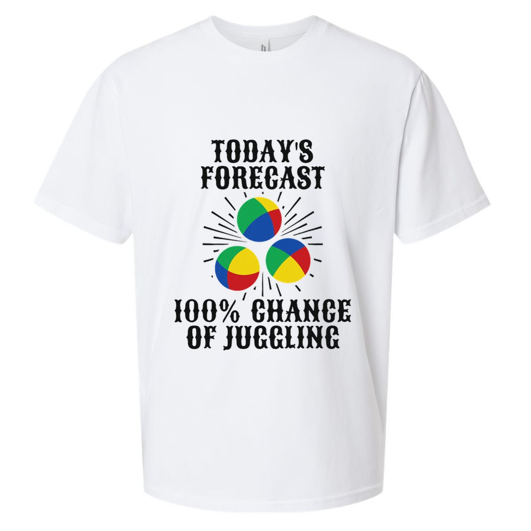 For A Juggler Funny Juggling Sueded Cloud Jersey T-Shirt