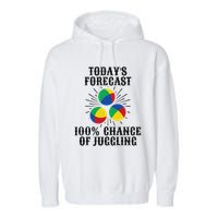 For A Juggler Funny Juggling Garment-Dyed Fleece Hoodie
