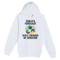For A Juggler Funny Juggling Premium Pullover Hoodie