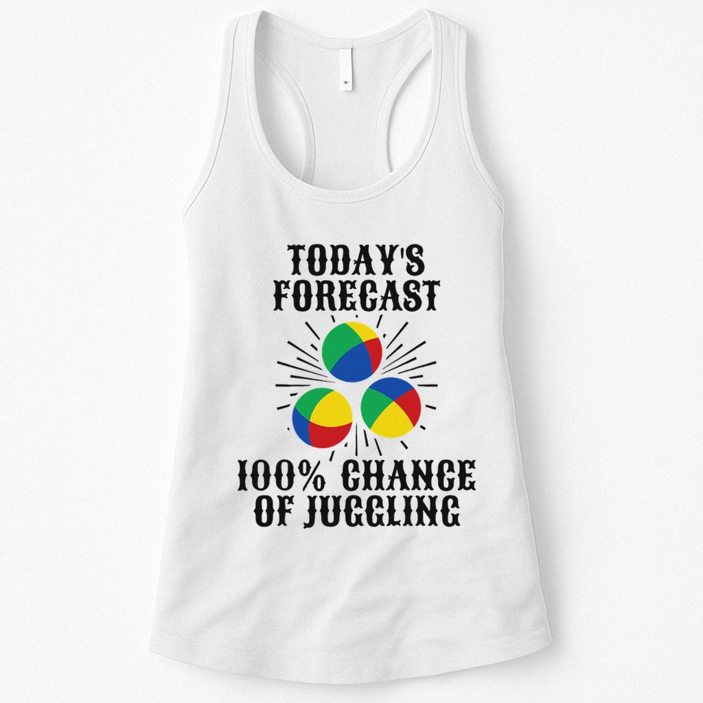 For A Juggler Funny Juggling Womens Tank Top