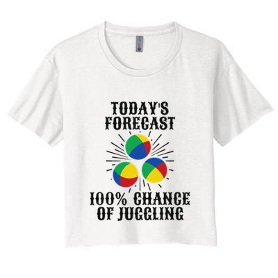 For A Juggler Funny Juggling Crop Top