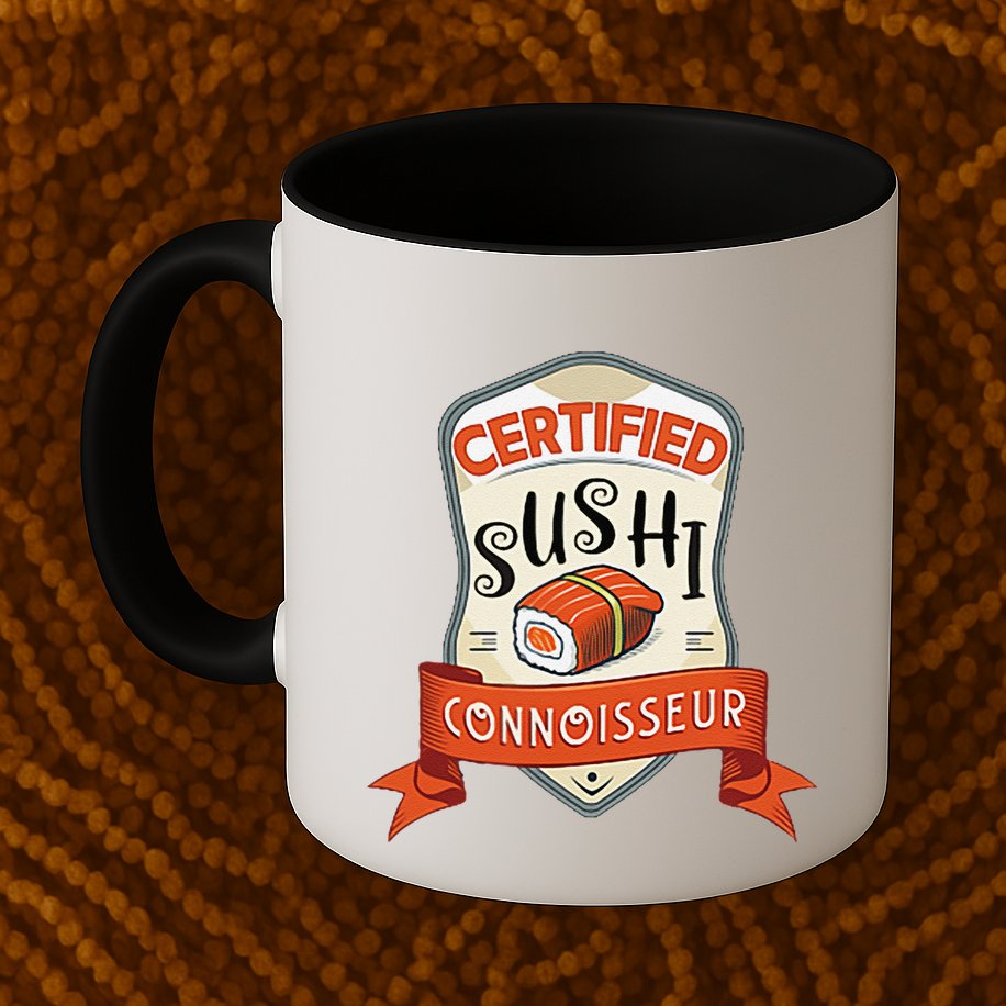 Funny Asian Japan Sushi Lover Award Mug
