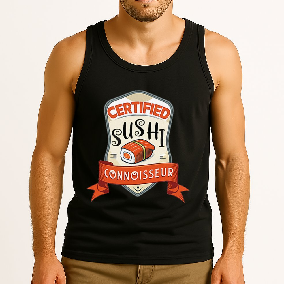 Funny Asian Japan Sushi Lover Award Tank Top