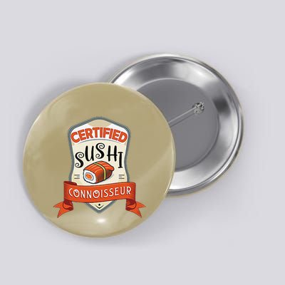Funny Asian Japan Sushi Lover Award Button
