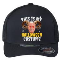 Funny Anti Joe Biden Ghost Boo Scary Spooky Season Halloween Flexfit Unipanel Trucker Cap