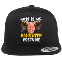 Funny Anti Joe Biden Ghost Boo Scary Spooky Season Halloween Flat Bill Trucker Hat