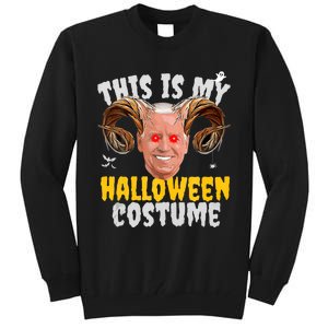 Funny Anti Joe Biden Ghost Boo Scary Spooky Season Halloween Tall Sweatshirt