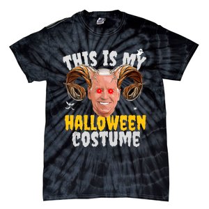 Funny Anti Joe Biden Ghost Boo Scary Spooky Season Halloween Tie-Dye T-Shirt