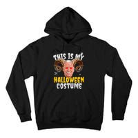 Funny Anti Joe Biden Ghost Boo Scary Spooky Season Halloween Tall Hoodie