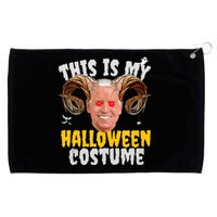 Funny Anti Joe Biden Ghost Boo Scary Spooky Season Halloween Grommeted Golf Towel