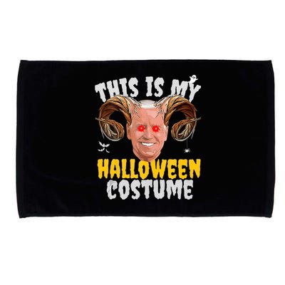 Funny Anti Joe Biden Ghost Boo Scary Spooky Season Halloween Microfiber Hand Towel