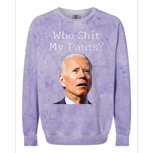 Funny Anti Joe biden  Colorblast Crewneck Sweatshirt