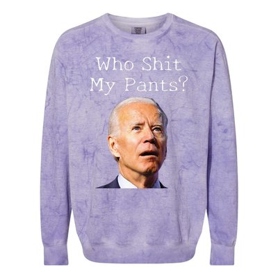 Funny Anti Joe biden  Colorblast Crewneck Sweatshirt