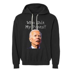 Funny Anti Joe biden  Garment-Dyed Fleece Hoodie