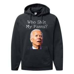 Funny Anti Joe biden  Performance Fleece Hoodie