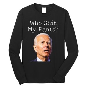 Funny Anti Joe biden  Long Sleeve Shirt