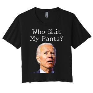 Funny Anti Joe biden  Women's Crop Top Tee