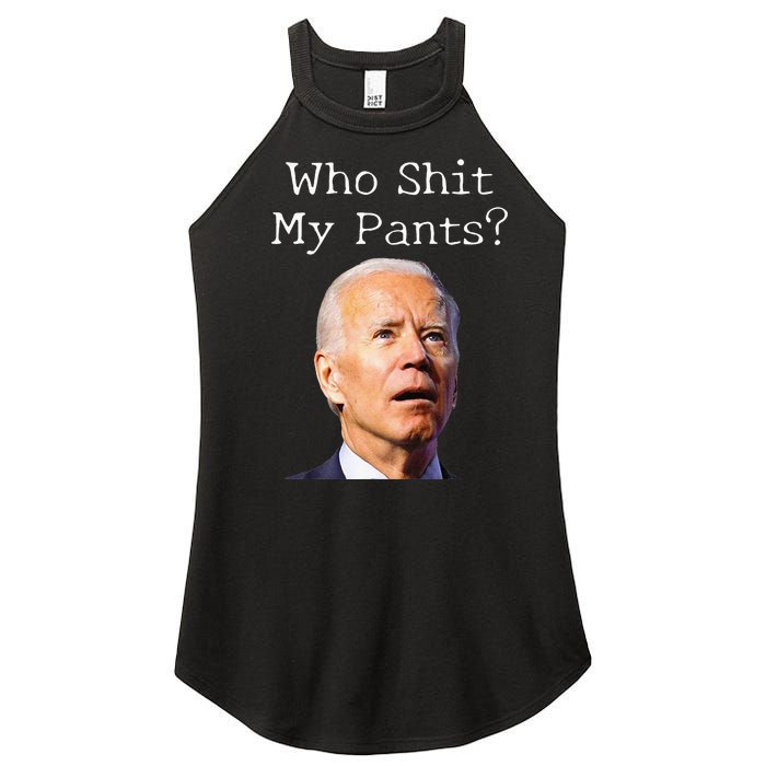 Funny Anti Joe biden  Women's Perfect Tri Rocker Tank