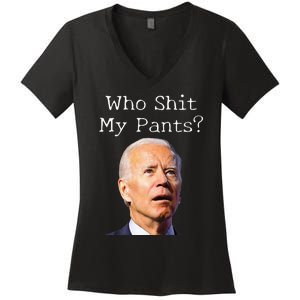 Funny Anti Joe biden  Women's V-Neck T-Shirt