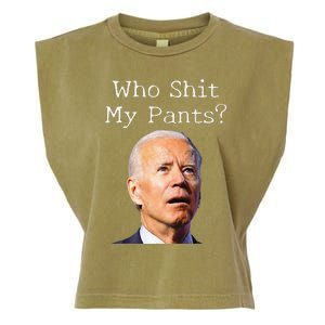 Funny Anti Joe biden  Garment-Dyed Women's Muscle Tee