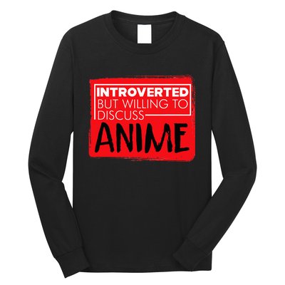 Funny Anime Japanese Animation Lovers Pun Quote Long Sleeve Shirt