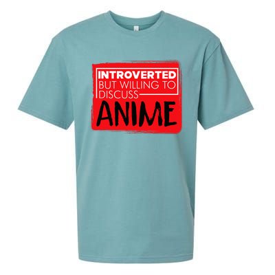 Funny Anime Japanese Animation Lovers Pun Quote Sueded Cloud Jersey T-Shirt