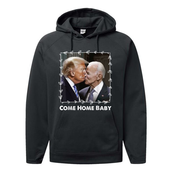 Funny Anti Joe Biden Donald Trump Make America Great Facts Performance Fleece Hoodie