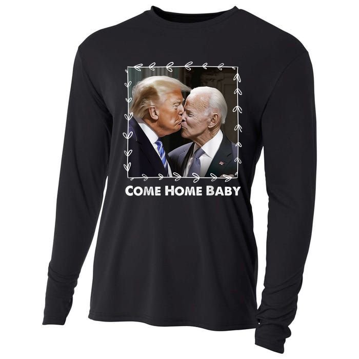 Funny Anti Joe Biden Donald Trump Make America Great Facts Cooling Performance Long Sleeve Crew