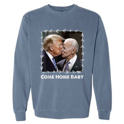 Funny Anti Joe Biden Donald Trump Make America Great Facts Garment-Dyed Sweatshirt