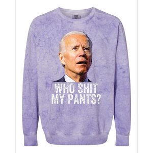 Funny Anti Joe Biden Political Colorblast Crewneck Sweatshirt