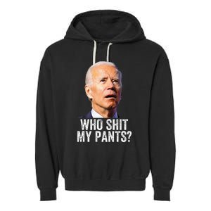 Funny Anti Joe Biden Political Garment-Dyed Fleece Hoodie