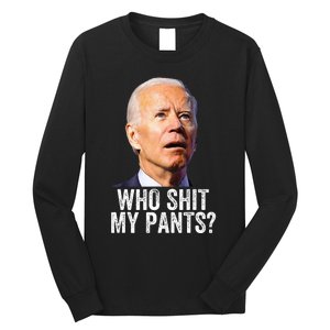 Funny Anti Joe Biden Political Long Sleeve Shirt