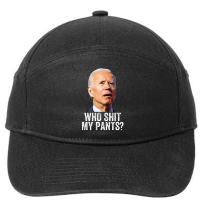 Funny Anti Joe Biden Political 7-Panel Snapback Hat