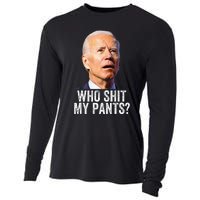 Funny Anti Joe Biden Political Cooling Performance Long Sleeve Crew